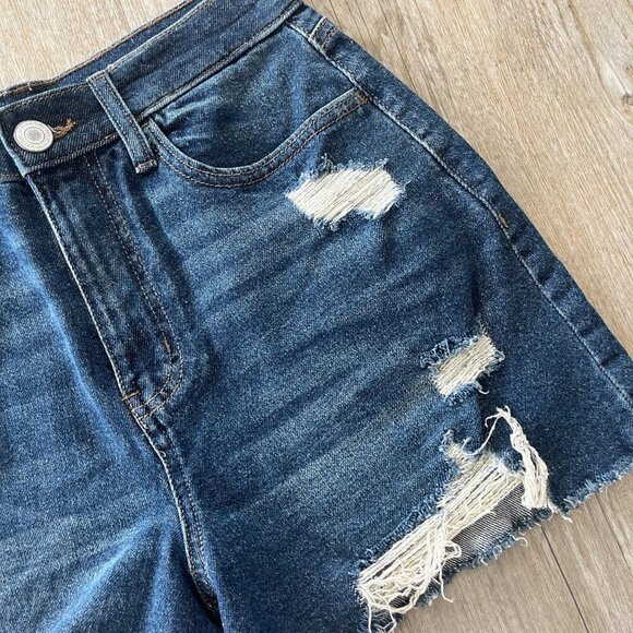 Womens SO Jean Shorts Super High Rise 90s Boyfriend - 5/27W - Picture 2 of 5